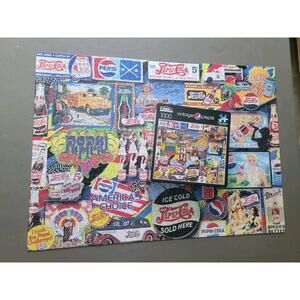 White Mountain 1000 Piece Vintage Pepsi Jigsaw Puzzle Complete